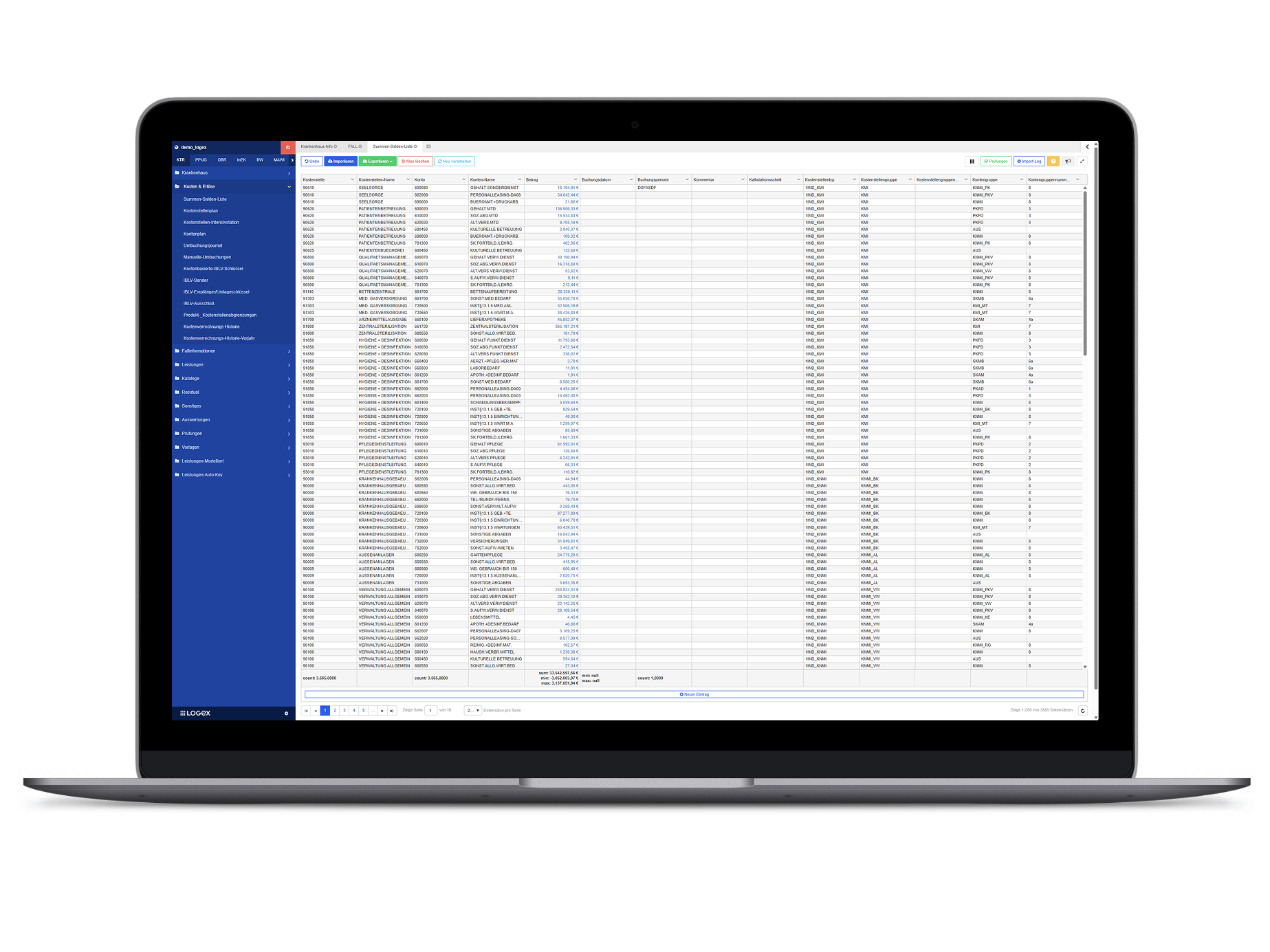 Investitionskosten-rechnung